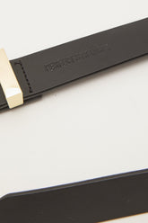 Timeless Leather Belt Black/ Gold
